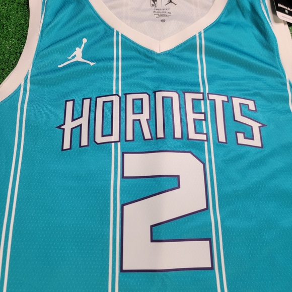 Nike Jordan Charlotte Hornets Lamelo Ball #2 Swingman Jersey Men's Size 3XL New - Picture 3 of 11